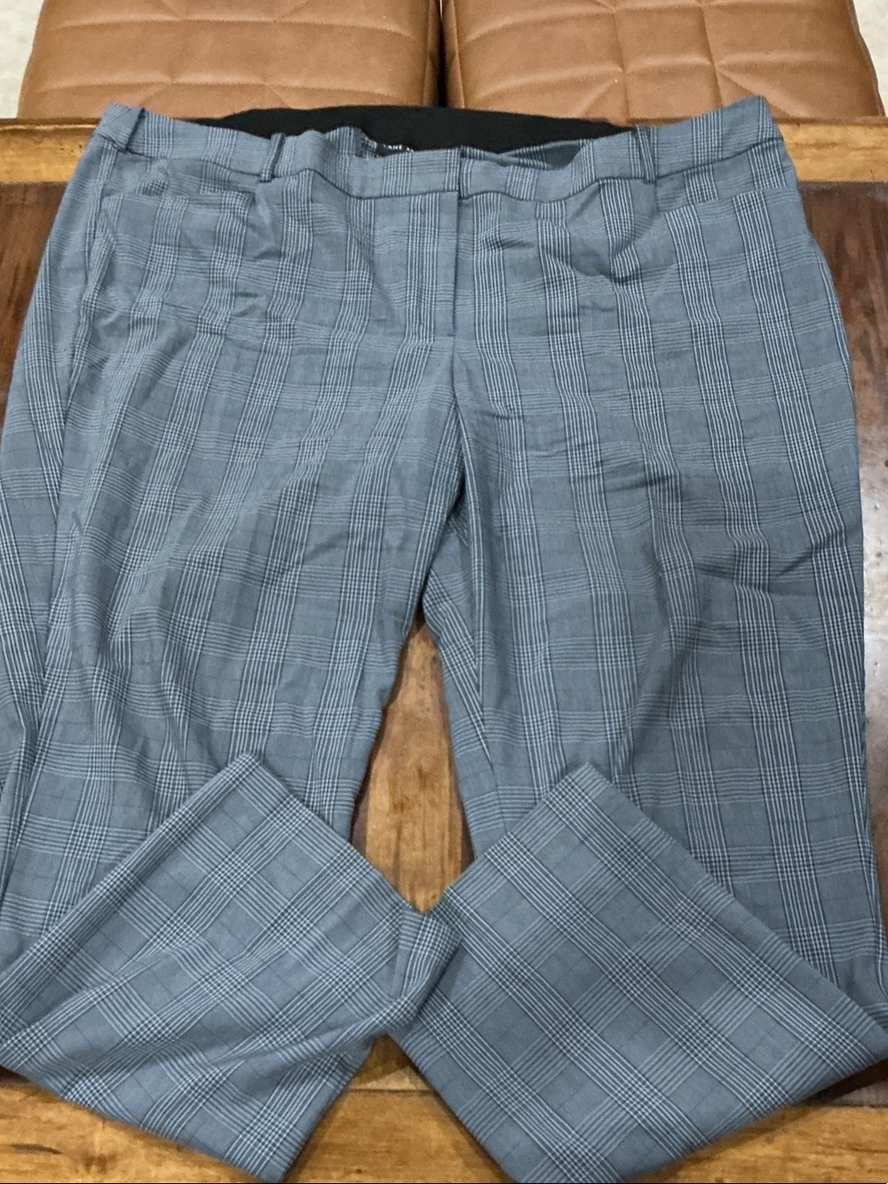 Lane Bryant blue Plaid Work Trousers (Long)